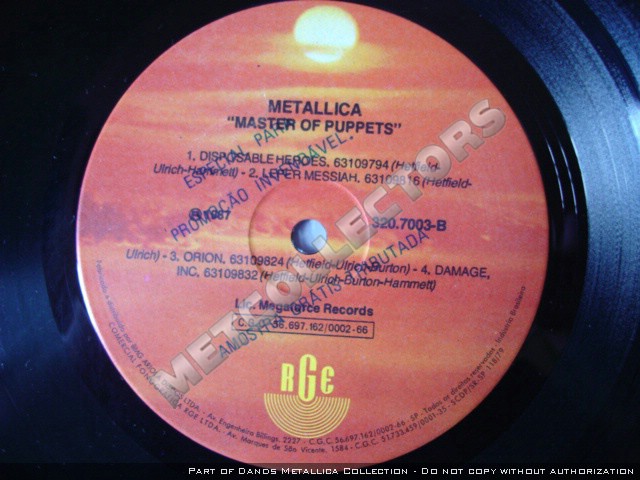  Metallica - Master of Puppets (Vinyl/LP): CDs y Vinilo